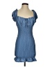 Papaya 100% Polyester Blue Cocktail Dress Size S - photo 1