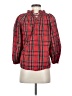 J.Crew 100% Cotton Red 3/4 Sleeve Blouse Size S - photo 2
