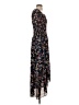 Ann Taylor 100% Polyester Floral Blue Casual Dress Size 00 - photo 4