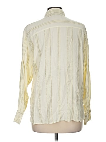 Ann Taylor LOFT Outlet Long Sleeve Button-Down Shirt (view 2)