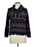Curio Chevron-herringbone Teal Pullover Sweater Size L - photo 1