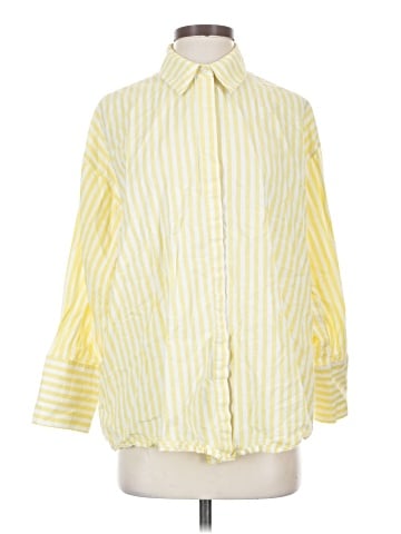 Vine 3/4 Sleeve Button-Down Shirt (view 1)