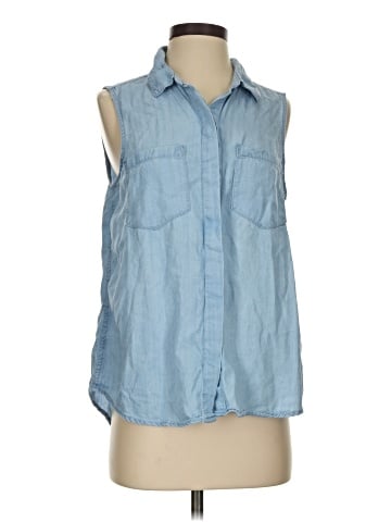 Lola River Sleeveless Button-Down Shirt (view 1)