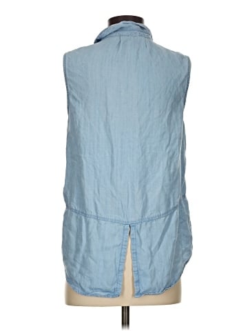 Lola River Sleeveless Button-Down Shirt (view 2)
