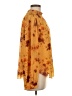 Wilfred 100% Polyester Floral Gold Long Sleeve Blouse Size M - photo 4
