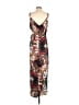 Assorted Brands Paisley Brown Casual Dress Size 4 - photo 2