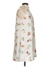 Lush 100% Polyester Print Ivory Casual Dress Size S - photo 4