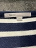 Gap 100% Cotton Stripes Blue Pullover Sweater Size M - photo 7