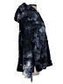 Te Verde 100% Polyester Blue Faux Fur Jacket Size L - photo 4