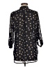 Fun2Fun 100% Polyester Polka Dots Black 3/4 Sleeve Blouse Size M - photo 2