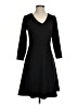 Merona Solid Black Casual Dress Size XS - photo 1