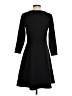 Merona Solid Black Casual Dress Size XS - photo 2