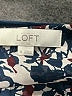Ann Taylor LOFT 100% Polyester Brown Black Long Sleeve Blouse Size XL - photo 7