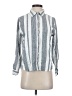 Orvis Stripes Silver Gray Long Sleeve Button-Down Shirt Size S - photo 1