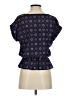 MICHAEL Michael Kors 100% Polyester Purple Short Sleeve Blouse Size P - Sm - photo 2
