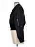Zara 100% Viscose Solid Black Track Jacket Size L - photo 5