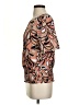 MICHAEL Michael Kors 100% Polyester Orange Short Sleeve Blouse Size S - photo 5