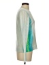 Lisa Todd 100% Cashmere Ombre Green Cashmere Pullover Sweater Size XS - photo 4