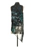 Three Eighty Two Teal Sleeveless Blouse Size S - photo 2