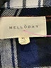 MELLODAY 100% Rayon Plaid Blue Long Sleeve Button-Down Shirt Size XL - photo 7