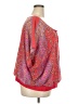 Elle 100% Polyester Red 3/4 Sleeve Blouse Size 2X - photo 4