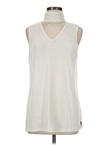 Peace Love World Sleeveless T-Shirt (view 1)