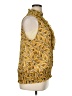 Adiva 100% Polyester Yellow Sleeveless Blouse Size XL - photo 4