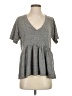 Truly Madly Deeply Gray Short Sleeve Top Size XS - photo 1