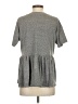 Truly Madly Deeply Gray Short Sleeve Top Size XS - photo 2