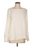 Express 100% Polyester Ivory Long Sleeve Blouse Size L - photo 1