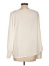 Express 100% Polyester Ivory Long Sleeve Blouse Size L - photo 2