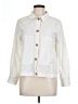 Unbranded Ivory Long Sleeve Button-Down Shirt Size L (estimated) - photo 1