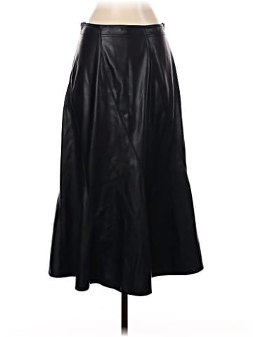 Rebecca Taylor Faux Leather Skirt (view 2)