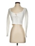 Edikted White Long Sleeve Top Size S - photo 1