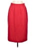 Michele 100% Polyester Solid Red Formal Skirt Size 14 - photo 1