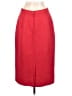 Michele 100% Polyester Solid Red Formal Skirt Size 14 - photo 2