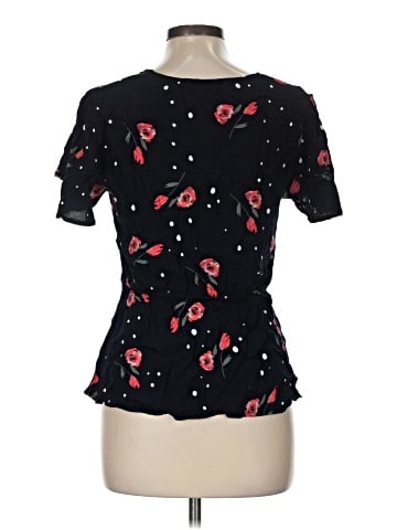 Blue Rain Short Sleeve Blouse (view 2)
