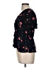 Blue Rain 100% Viscose Black Short Sleeve Blouse Size M - photo 5