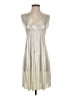 RN Convertible Metallic Silver Cocktail Dress Size P (petite) - photo 1
