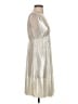 RN Convertible Metallic Silver Cocktail Dress Size P (petite) - photo 4