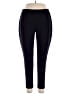 LOGO Solid Black Active Pants Size XL - photo 1