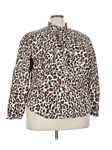 Jones New York Sport Long Sleeve Blouse (view 1)