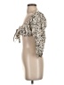 Blush 100% Polyester Ivory 3/4 Sleeve Blouse Size S - photo 5