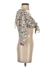 Blush 100% Polyester Ivory 3/4 Sleeve Blouse Size S - photo 4