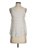 Paige 100% Linen Silver Tank Top Size XS - photo 1