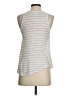 Paige 100% Linen Silver Tank Top Size XS - photo 2