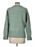Haute Hippie Solid Green Pullover Sweater Size L - photo 2