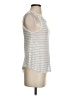 Paige 100% Linen Silver Tank Top Size XS - photo 4