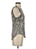 A New Day 100% Rayon Silver Sleeveless Blouse Size S - photo 4