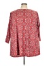 PIPHANY Red 3/4 Sleeve Blouse Size 3X - photo 1